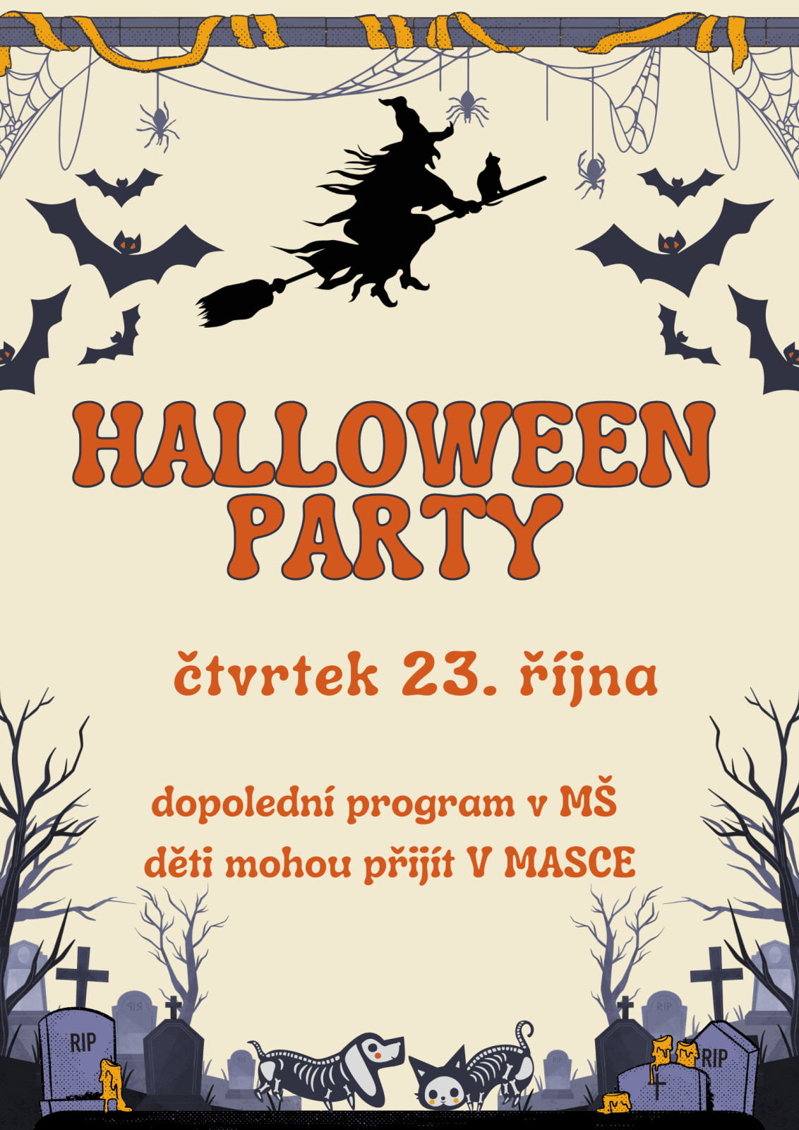 Halloween party u Včeliček