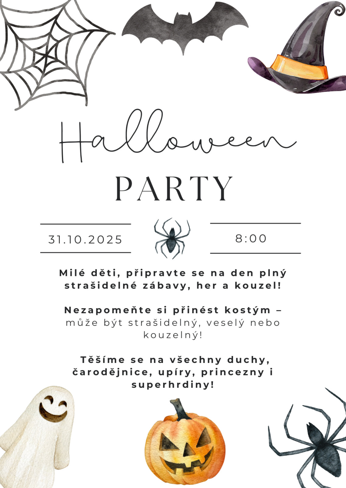 Halloween  party u Žížalek