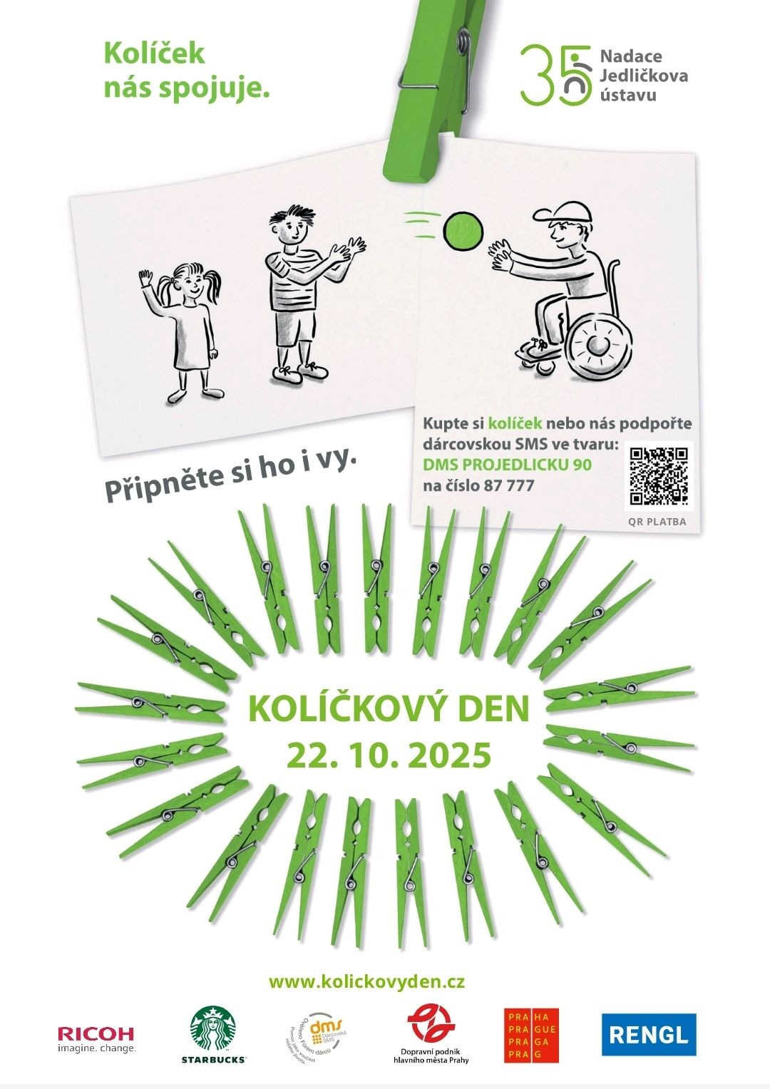 Kolíčkový den - pomáháme - pomáhejte s námi!